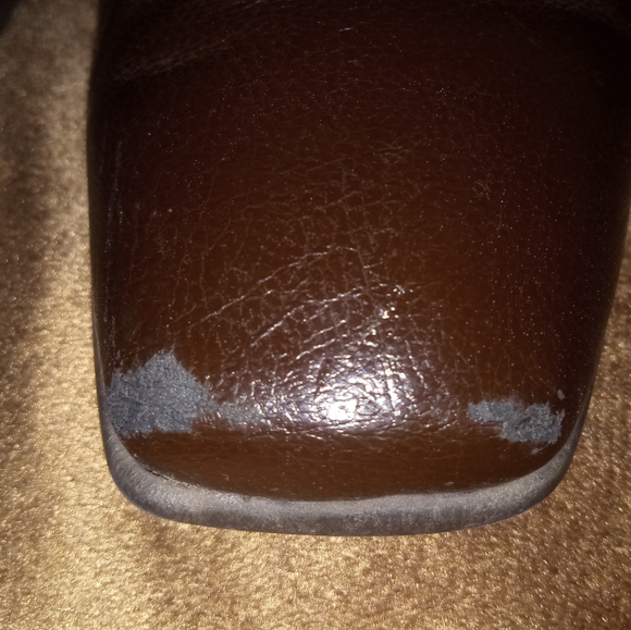 Enzo Angiolini Genuine Soft Leather Boots/ Vintage Brown Mid Calf Zipper Boots - Picture 13 of 15